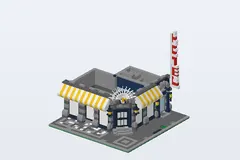 Mid-build preview of Cafe Corner