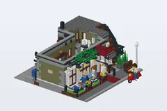 Mid-build preview of Parisian Restaurant